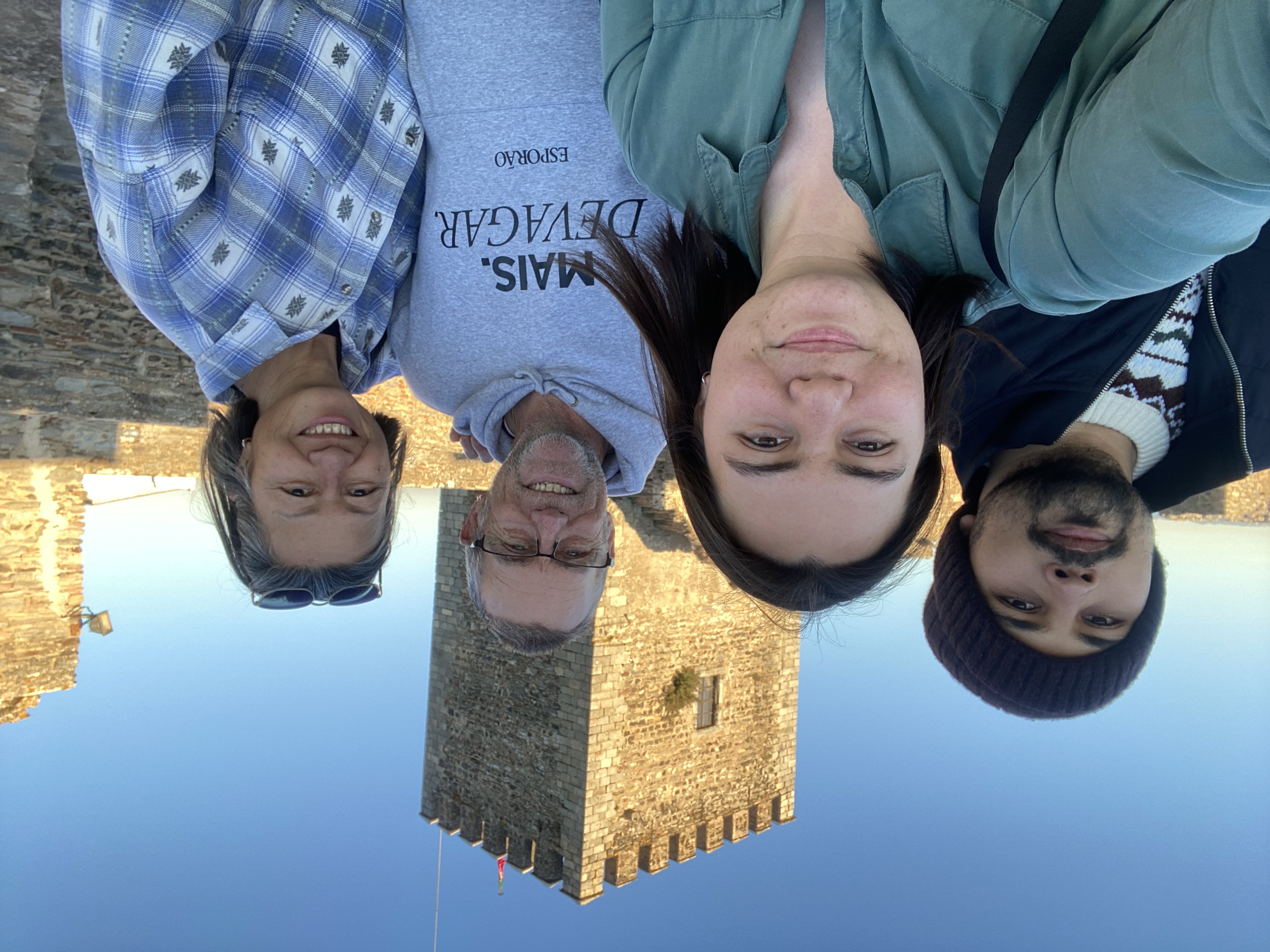 Alison, Adeel, MArg and Alan at Monsaraz Castle