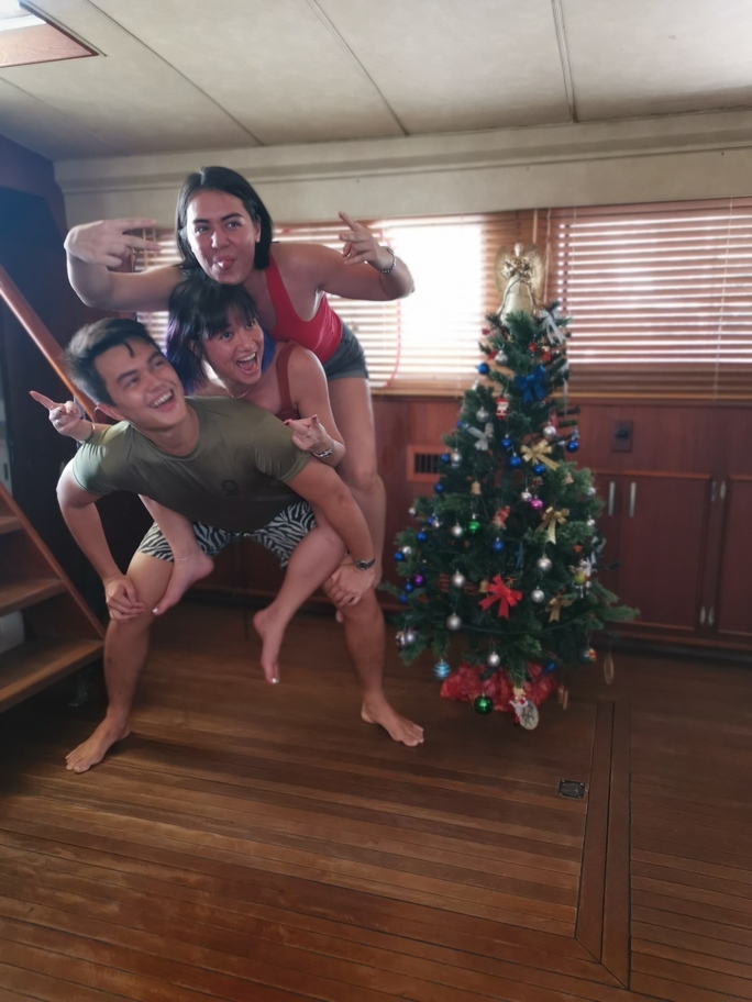 Messing around at Christmas